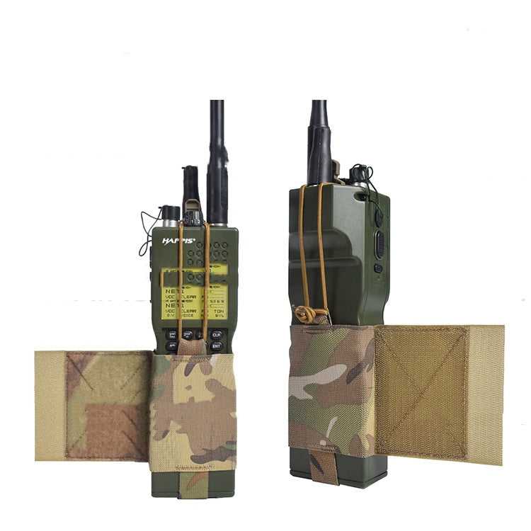 Camouflage Bag Tactical Vest With Walkie-talkie Pockets
