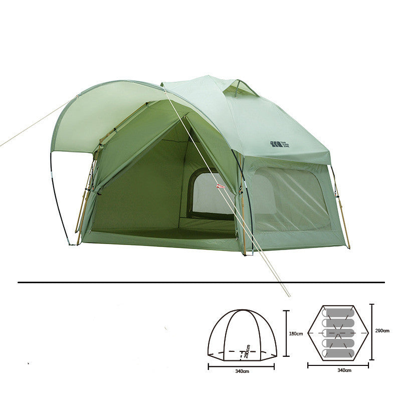 Outdoor Thickened Rainproof Portable Folding Automatic Camping Tent - EDC Italia
