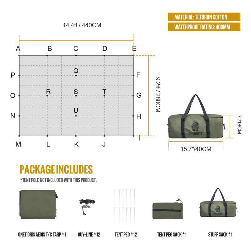Sunscreen And Rainproof Camping Barbecue Leisure Awning - EDC Italia