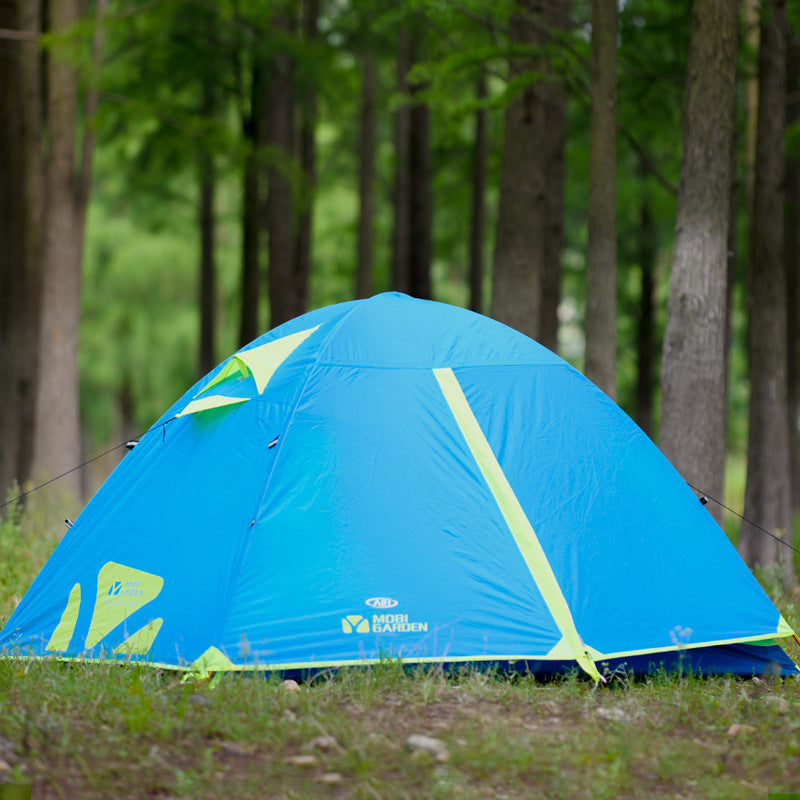 Tent Double Double Aluminum Pole Camping Outdoor Camping - EDC Italia