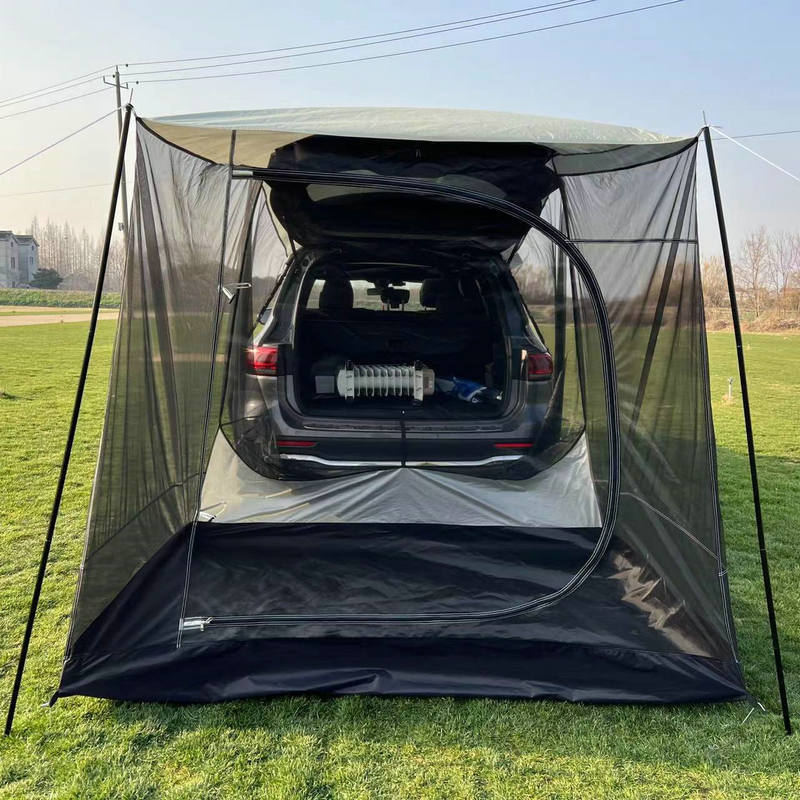 Outdoor Self-driving Travel Camping Barbecue Car Tail Extension Tent Multi-person Rain-proof Sunshade Trunk Tent - EDC Italia