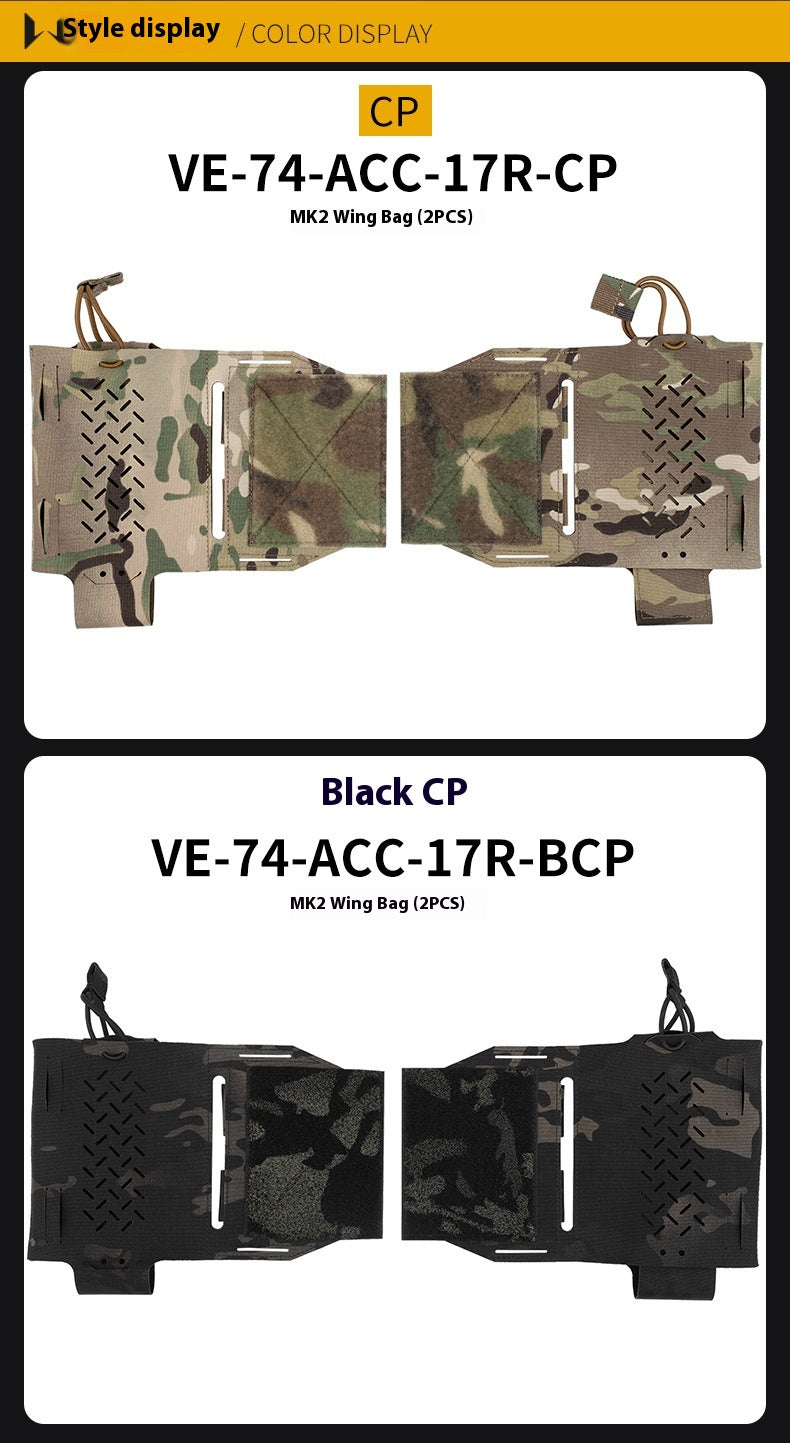 Tactical Chest Hook & Loop Quick Release Multifunctional Accessory Bag