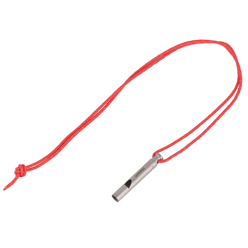Lightweight Portable Outdoor Pure Titanium Survival Whistle