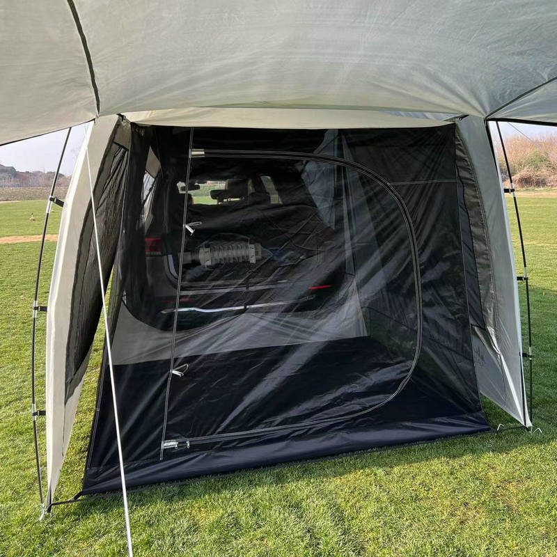 Outdoor Self-driving Travel Camping Barbecue Car Tail Extension Tent Multi-person Rain-proof Sunshade Trunk Tent - EDC Italia