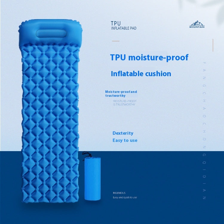 Portable Tpu Inflatable Mattress Camping Picnic Mat - EDC Italia