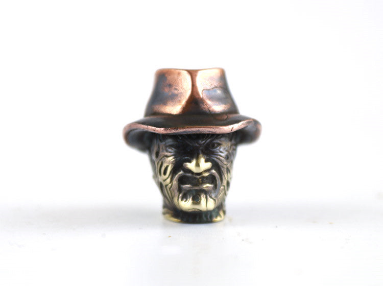 Personality EDC Vintage Pure Copper Motorcycle Denim Pendant