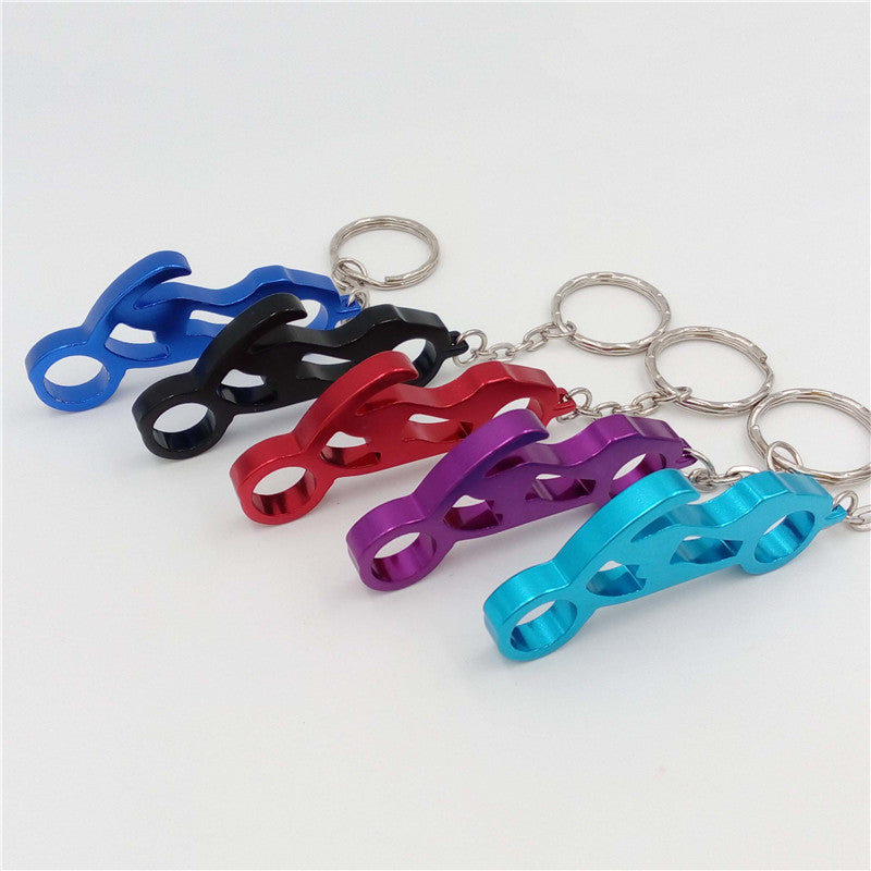 Multifunction Outdoor EDC Opener Motorbike Keychain Keyring