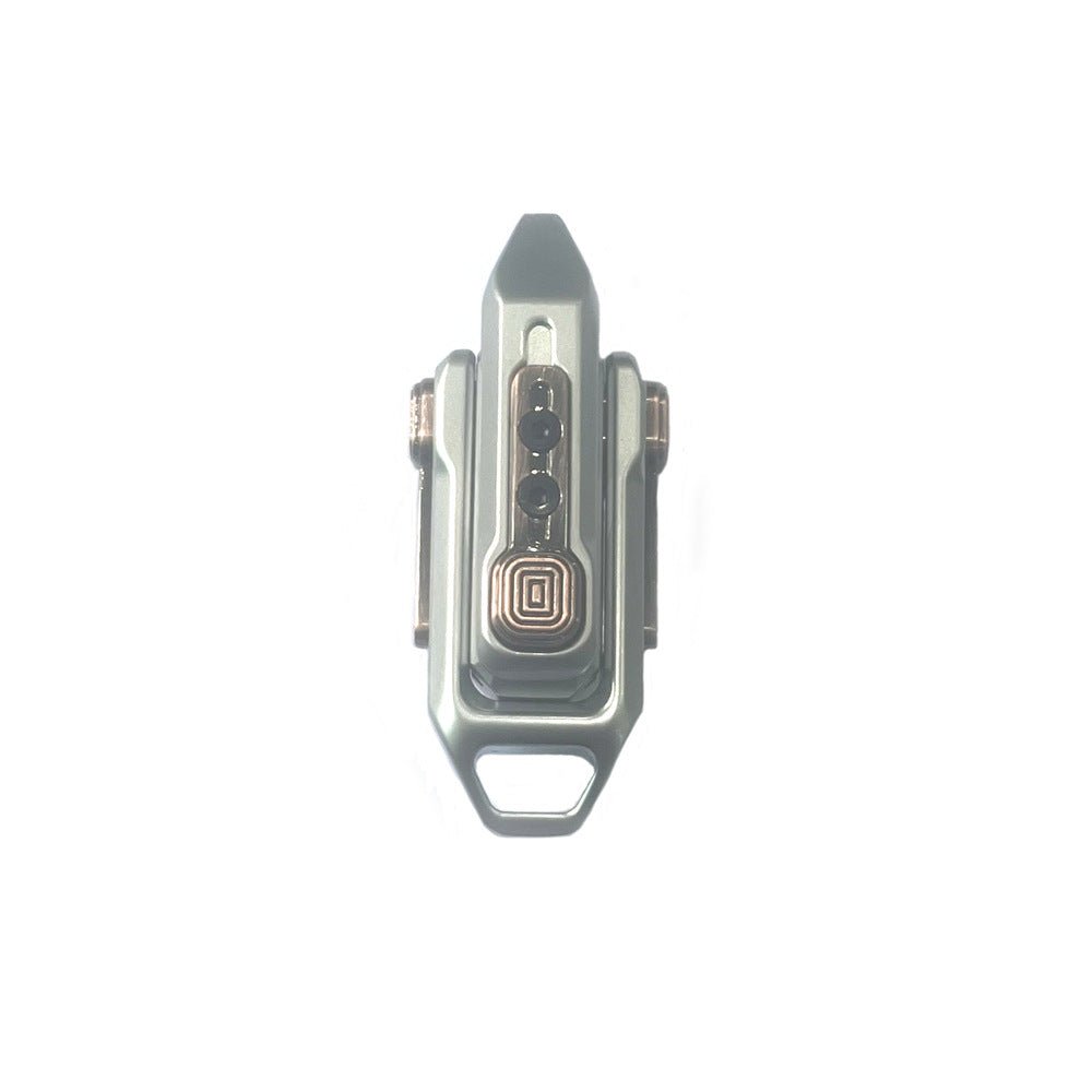 EDC Egg Pusher Magnetic Double Pusher Coin Rocket Fingertip Gyro Metal Toy