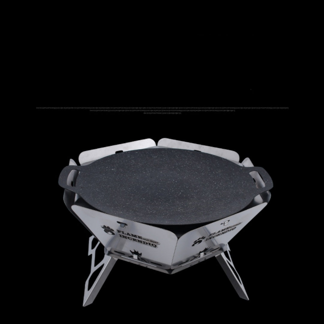 Portable Kebabs Outdoor Camping Charcoal Barbecue Grill - EDC Italia