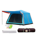 Outdoor Fully Automatic Aluminum Pole 3-4-5-8 People Double-layer Thickening Rainstorm Field Camping Big Tent - EDC Italia