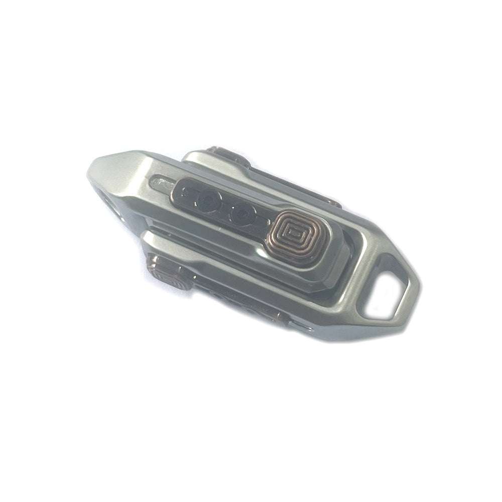 EDC Egg Pusher Magnetic Double Pusher Coin Rocket Fingertip Gyro Metal Toy