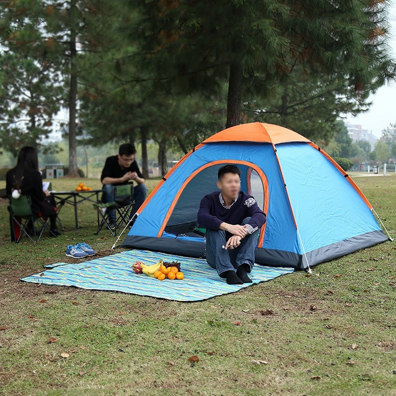 Automatic Double Multi-person Camping Camping Double-door Tent - EDC Italia