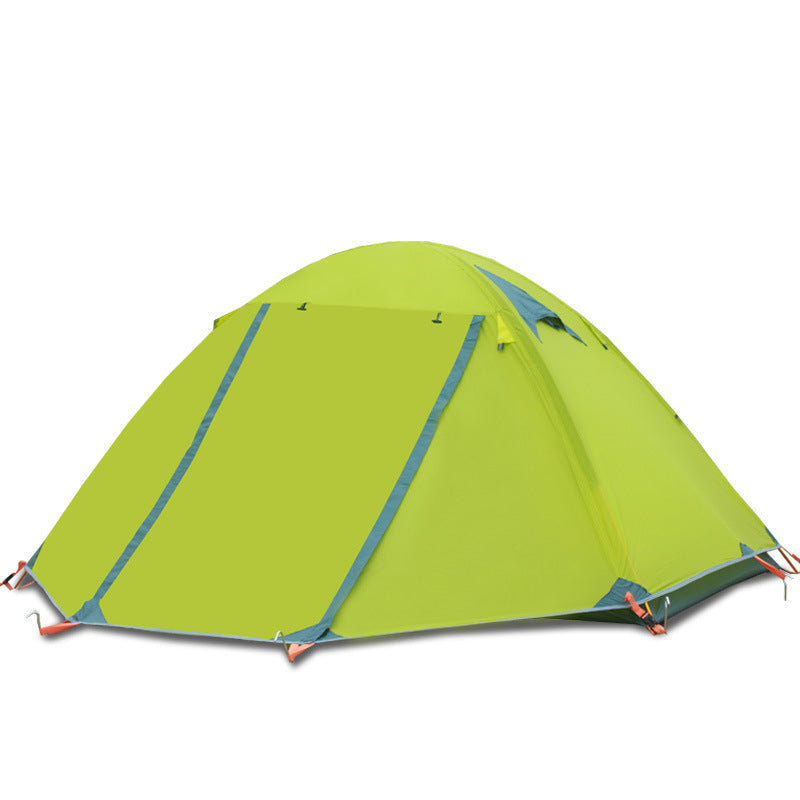 Outdoor Double Double-layer Aluminum Pole Waterproof Tent - EDC Italia