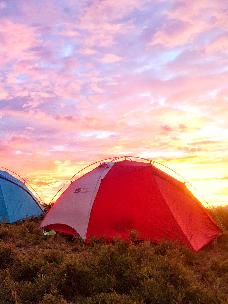 Wild Camping Rainproof And Windproof Aluminum Pole Ultra-light Double-layer Tent - EDC Italia