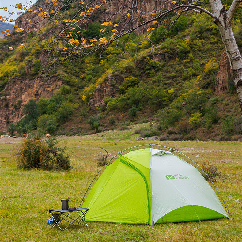 Wild Camping Rainproof And Windproof Aluminum Pole Ultra-light Double-layer Tent - EDC Italia