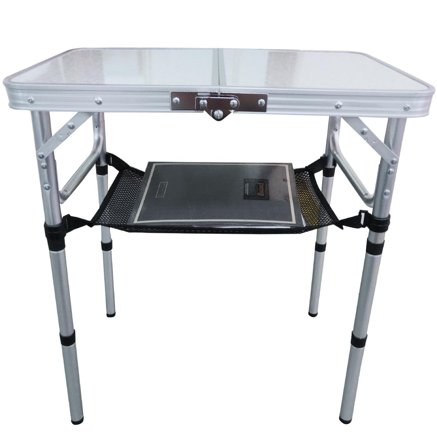 AMZ Small Ruler Camping Table 604060 Two Fold Foldable Camping Picnic With Net - EDC Italia