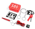Outdoor Mountaineering Emergency Tool Box First Aid Box Camping Distress Self-rescue Kit Set