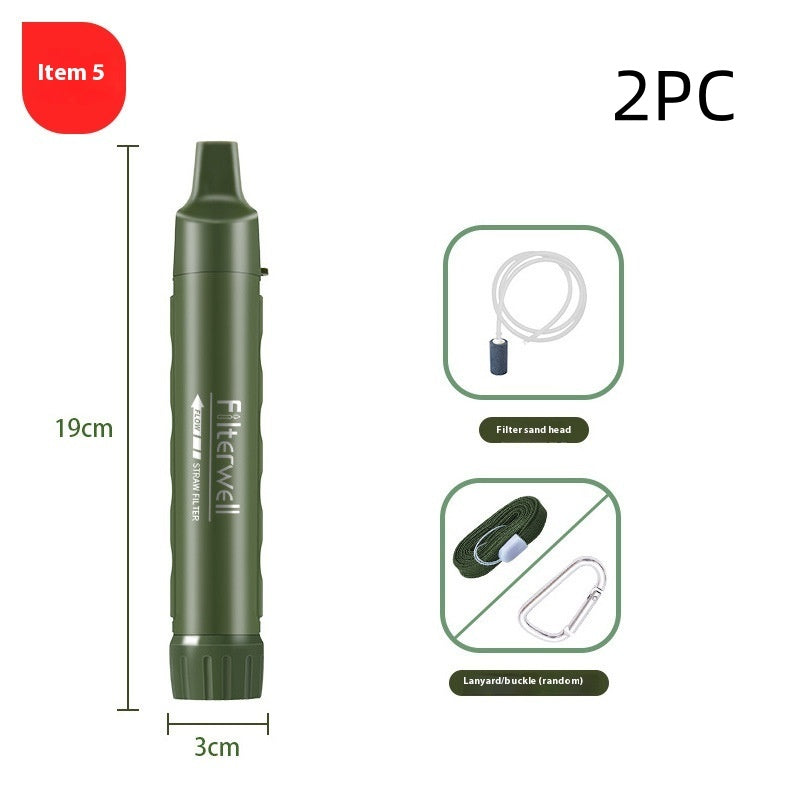 Outdoor Portable Filter Straw Water Purifier