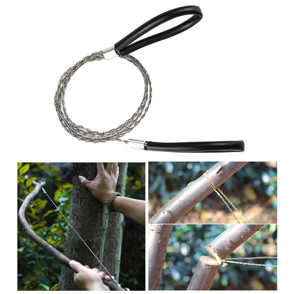 Manual Cutting Chain Saw With Handle Wire Rope Practical