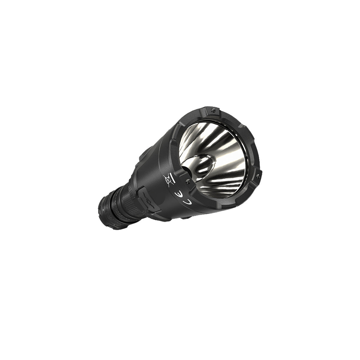 Magnetic Ring Strong Light Super Bright Outdoor Long-range Tactical Flashlight Electrodeless Dimming