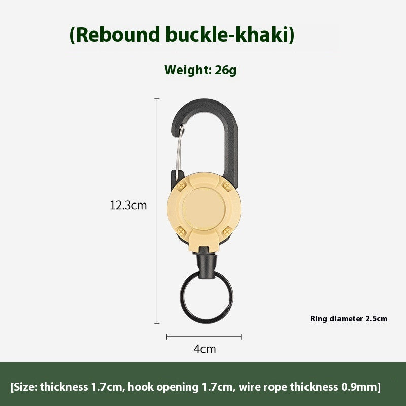 Outdoor Camping Tactical Easy Pull Retractable Buckle - EDC Italia