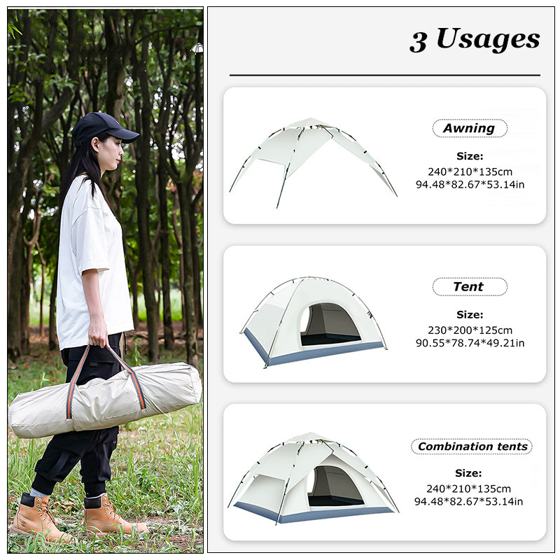Outdoor Portable Camping Fully Automatic Quick-opening Tent - EDC Italia