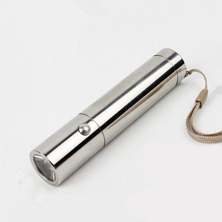 Stainless Steel Small Steel Cannon Flashlight Zhaoyu Flashlight