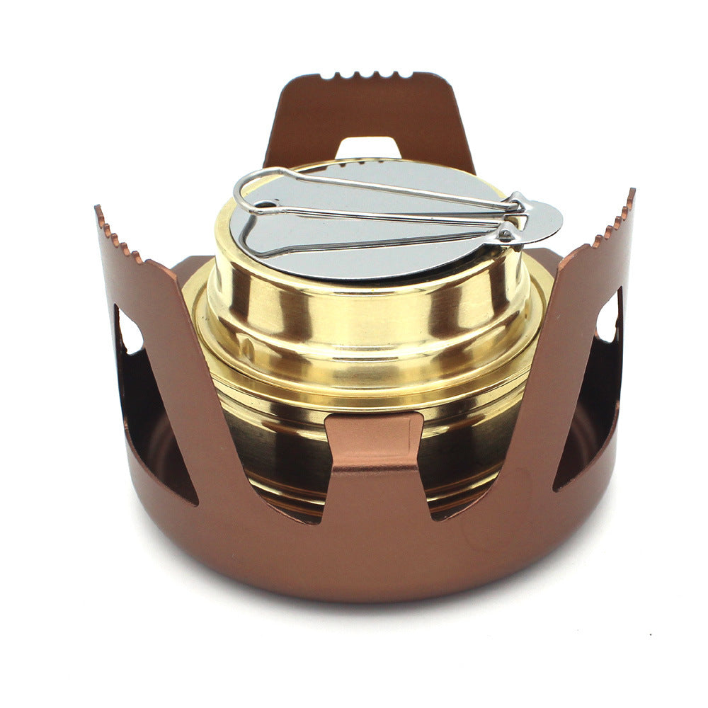 Outdoor Picnic Alcohol Vaporization Portable Camping Stove - EDC Italia