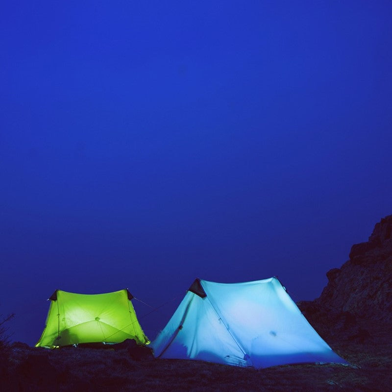 Silicon coated double tip single tip poleless tent rainproof - EDC Italia