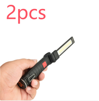 COB LED Tactical Flashlight USB Rechargeable Torch Waterproof Work Light Magnetic Lanterna Hanging Lamp For Night Lighting