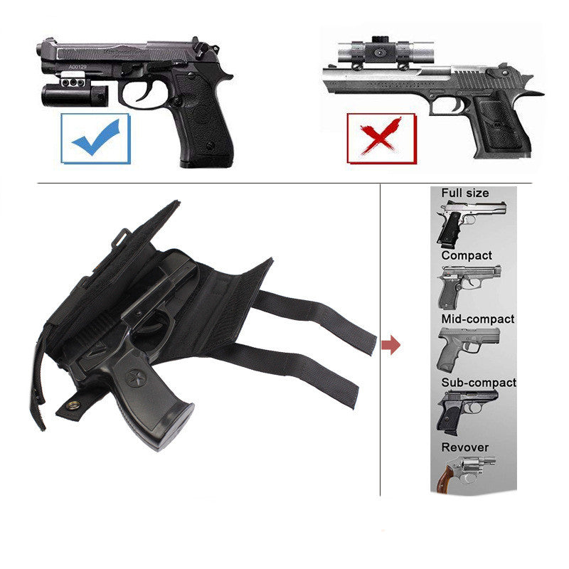 MOLLE Tactical Leg Pull-out Holster CS Field Leg Hanging