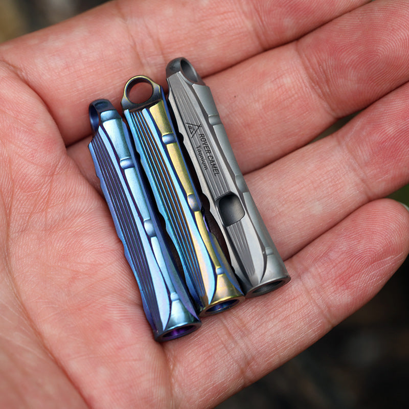 Lightweight Portable Sounding Lanyard Whistle Life Saving Survival  High Frequency Whistle