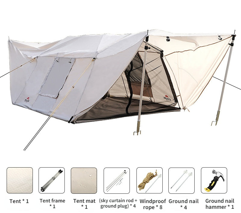 Outdoor Camping Off-site Two-person Tunnel Folding Tent - EDC Italia
