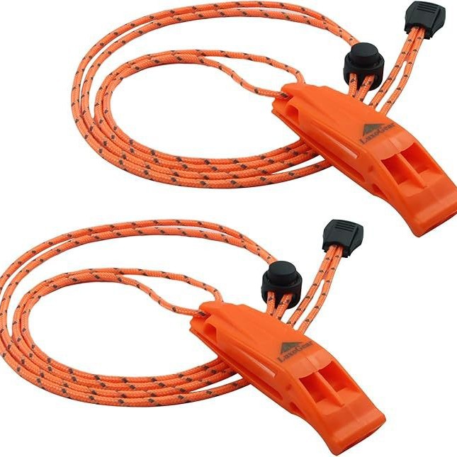 Outdoor First Aid Survival Whistle With Dual Frequency