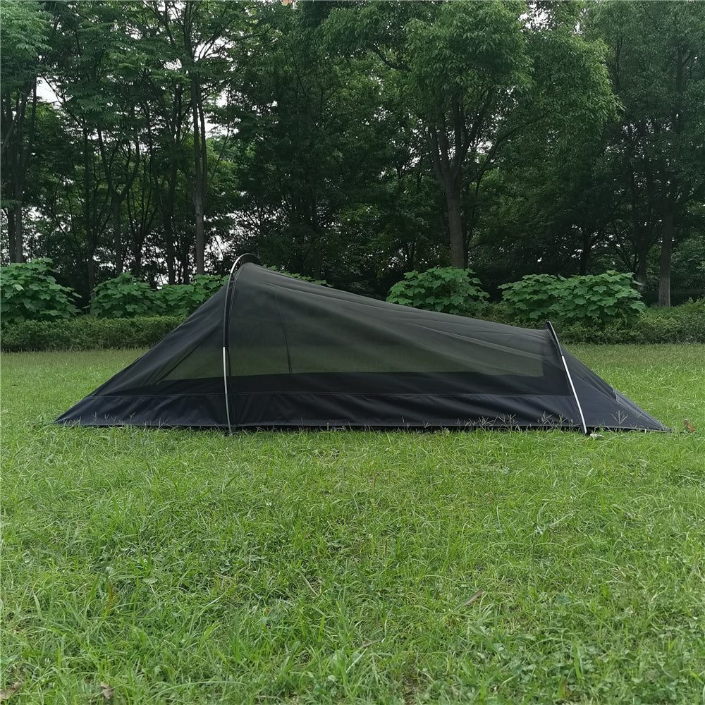 Single Person Outdoor Light Aluminum Pole Tent Layer Anti Rainstorm Camping Supplies - EDC Italia