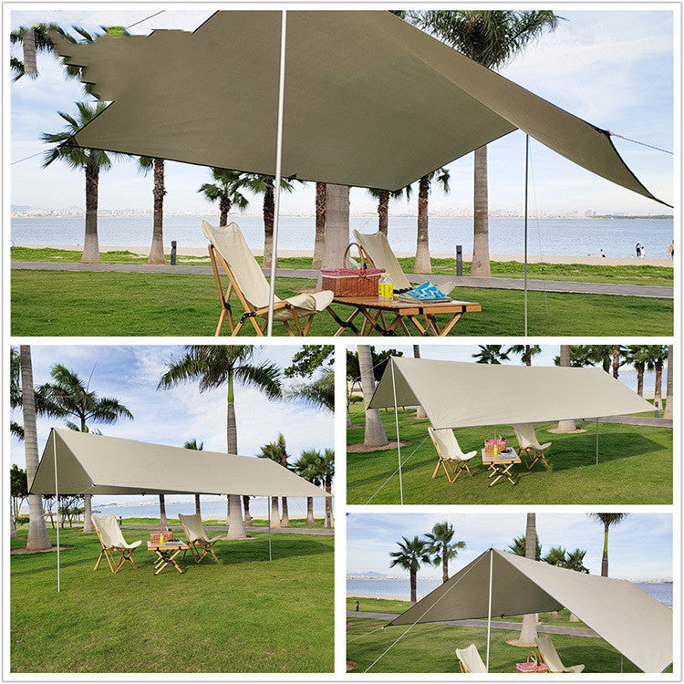 Canopy Outdoor Tent Portable Camping Square Plaid - EDC Italia