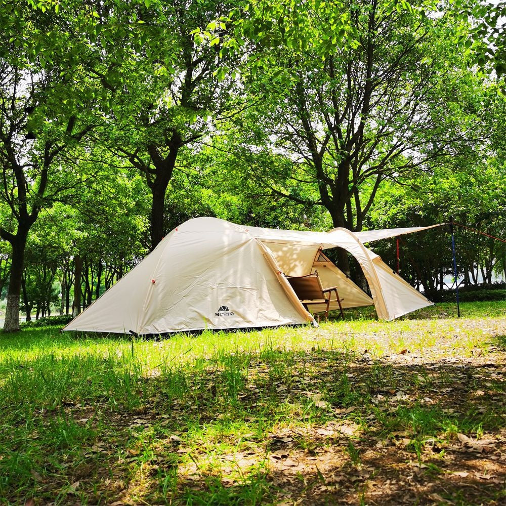 Camping Aluminum Pole Anti-Heavy Rain Water Family Tent Outdoor Equipment - EDC Italia