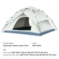 Outdoor Portable Camping Fully Automatic Quick-opening Tent - EDC Italia