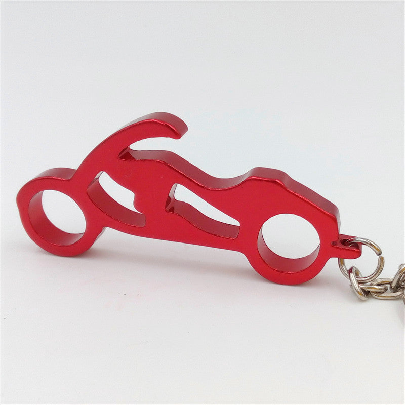 Multifunction Outdoor EDC Opener Motorbike Keychain Keyring