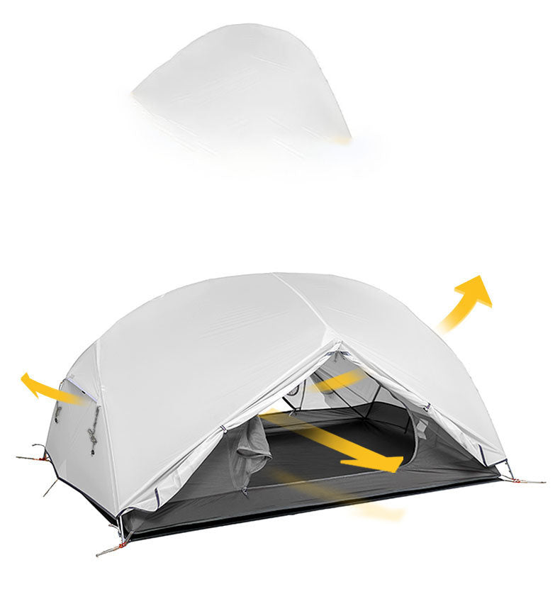 Home Fashion Simple Two-person Silicone Tent - EDC Italia