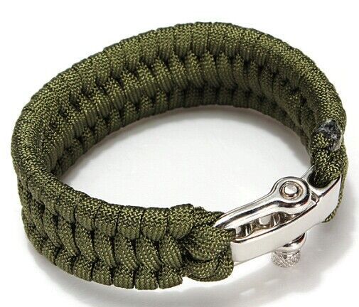 Knitted U-shaped Buckle-adjustable Survival Bracelet