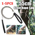 Manual Cutting Chain Saw With Handle Wire Rope Practical