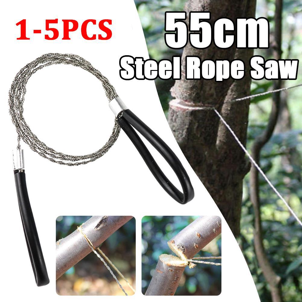 Manual Cutting Chain Saw With Handle Wire Rope Practical