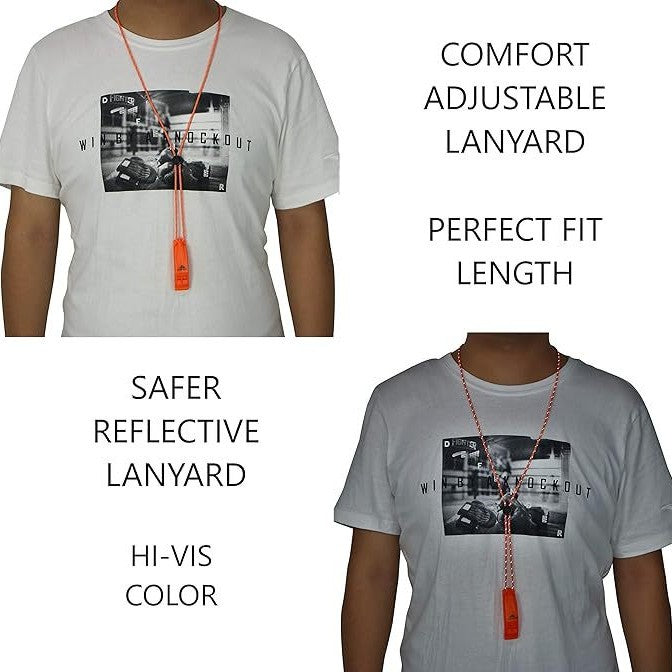Outdoor First Aid Survival Whistle With Dual Frequency