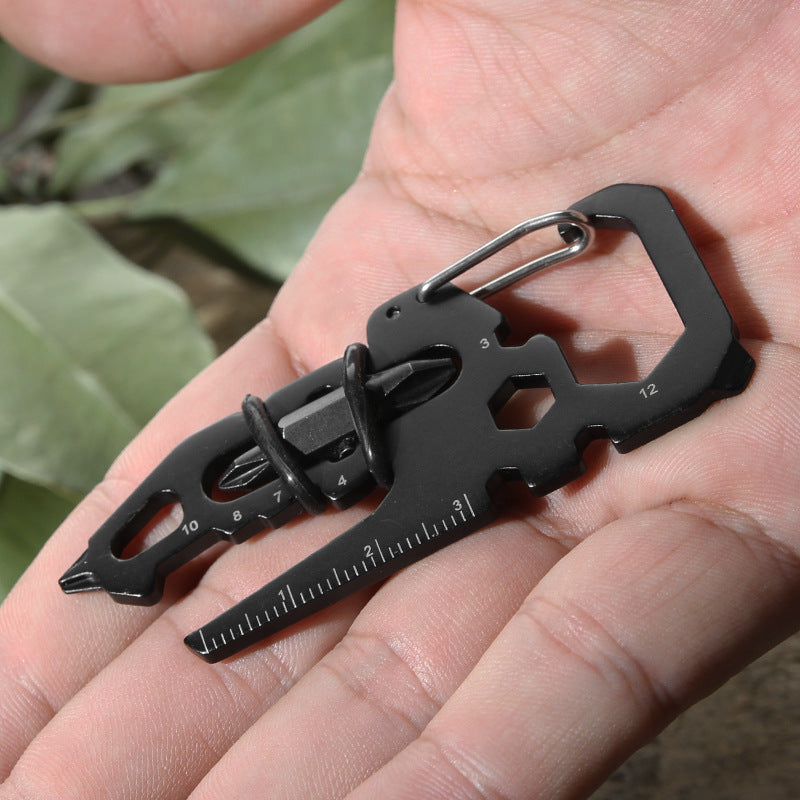 Multifunctional Tool Card Bottle Opener Wrench EDC Keychain Accessories