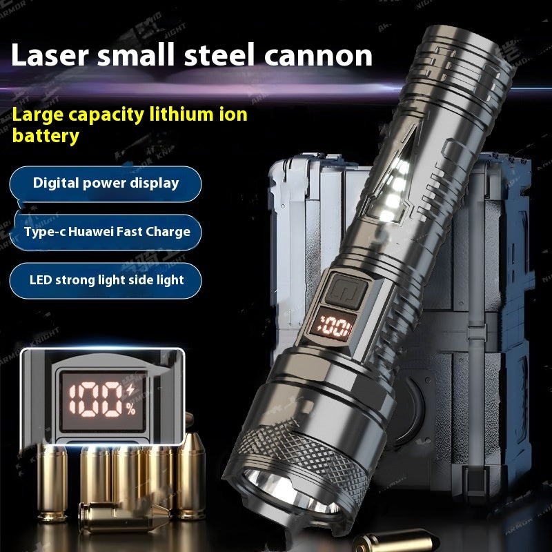 Super Bright Strong Light Charging Tactical Multifunctional Mini-portable Flashlight