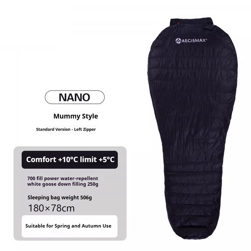 Ultralight Outdoor Camping Mummy Down Sleeping Bag - EDC Italia