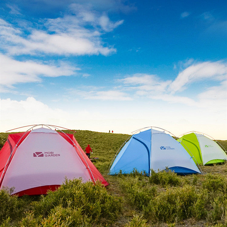 Wild Camping Rainproof And Windproof Aluminum Pole Ultra-light Double-layer Tent - EDC Italia