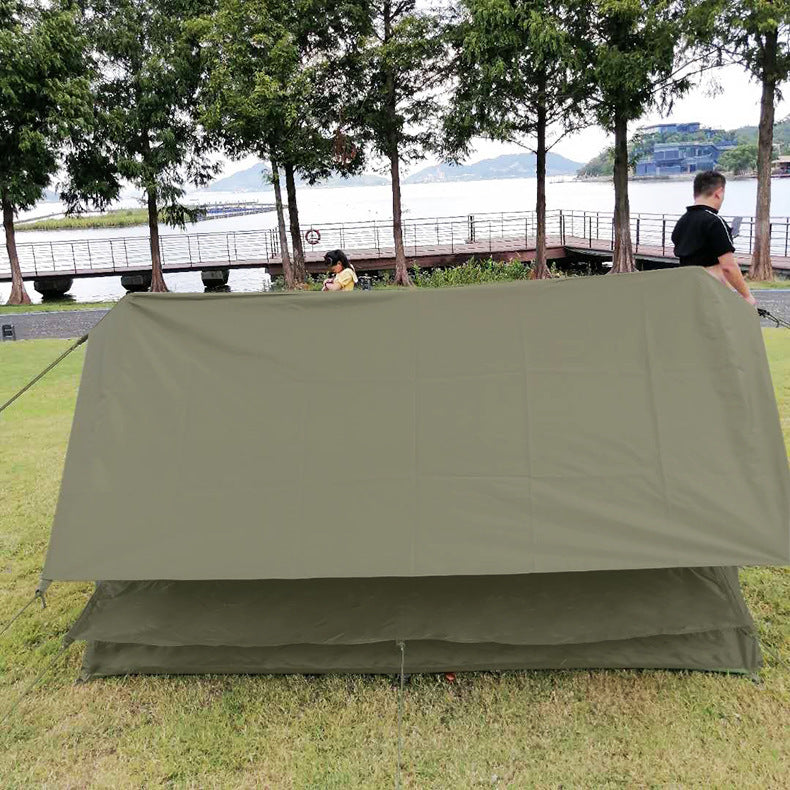 Outdoor Camping Retro Oxford Cloth Tent - EDC Italia