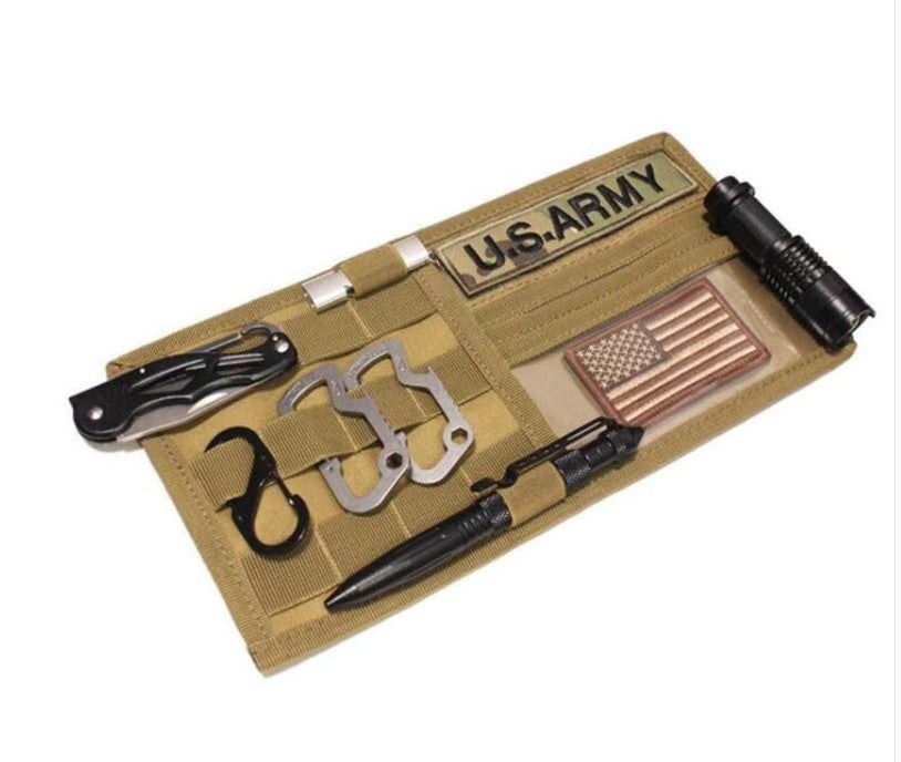 Sun Visor Clip For Tactical Vehicle Multifunctional ID Pack